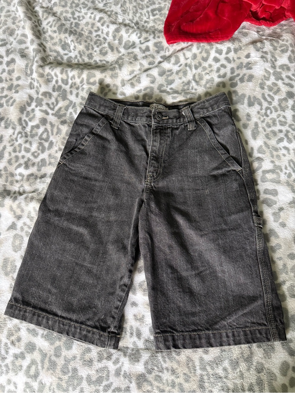 Old Navy Men's Charcoal Black Denim Shorts